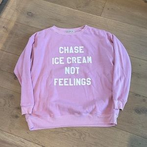 Chase Ice Cream not feelings sweatshirt